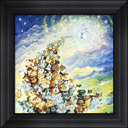 Framed And God Created Dogs 2 Print