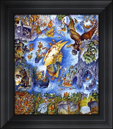 Framed Story Of Sinbad Print