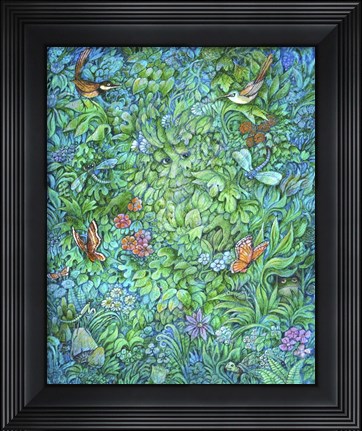 Framed Green Man Print