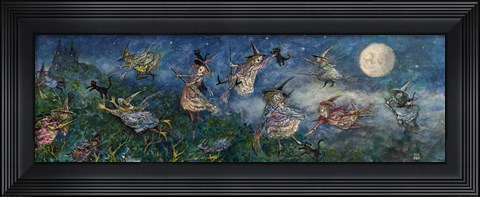 Framed Cat Catchers Print