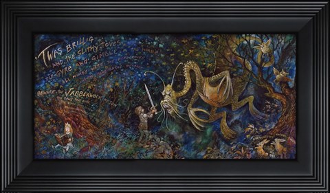 Framed Jabberwocky Print