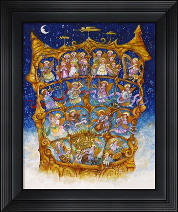 Framed And The Angels Sing Print