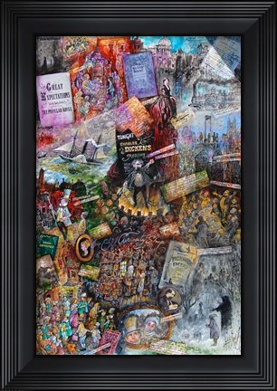 Framed Dickens Print