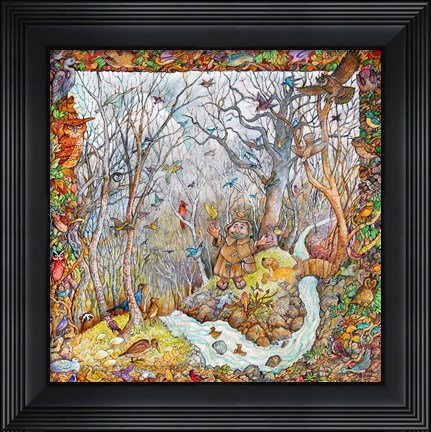 Framed Francis and Friends Print