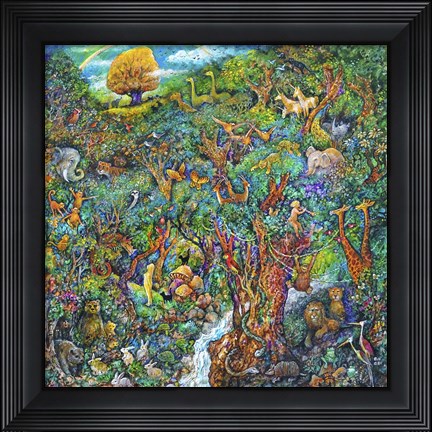 Framed Garden of Eden Print