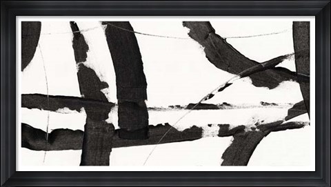 Framed Obsidian Harmony I Print