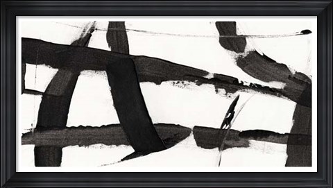 Framed Obsidian Harmony II Print