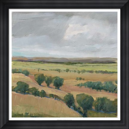 Framed Brooding Storm I Print