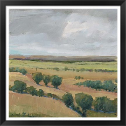 Framed Brooding Storm I Print