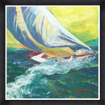 Framed Regatta Colores Print