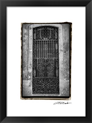 Framed Past Elegance I Print