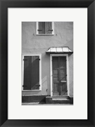 Framed French Quarter Architecture III Print