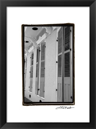 Framed French Quarter Architecture IV Print