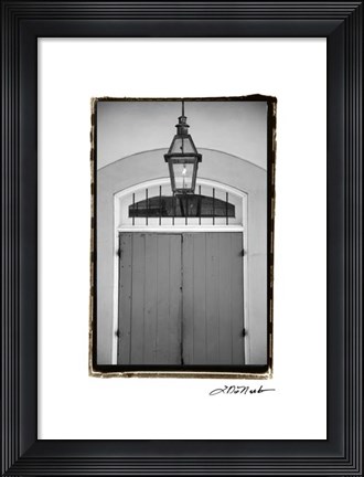 Framed French Quarter Architecture V Print
