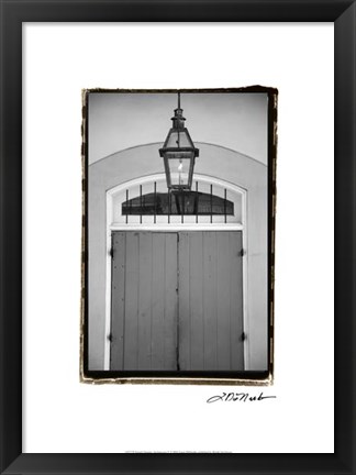 Framed French Quarter Architecture V Print