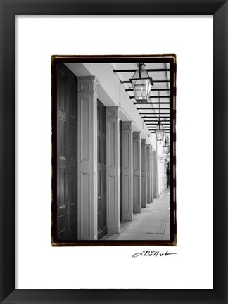 Framed French Quarter Architecture VI Print