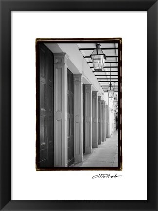 Framed French Quarter Architecture VI Print