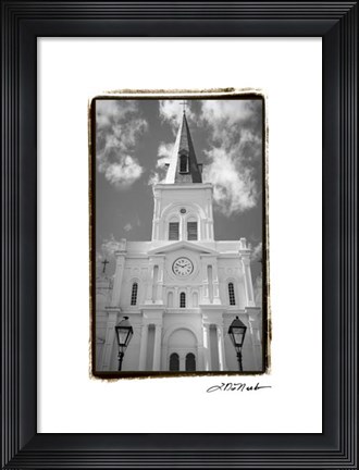 Framed St. Louis Cathedral, Jackson Square I Print