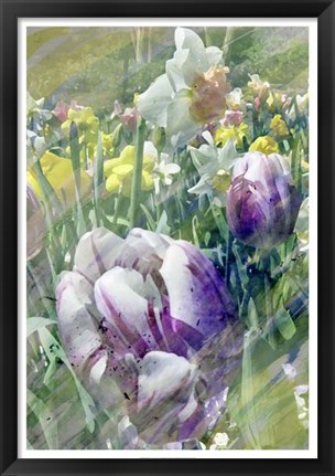 Framed Spring at Giverny I Print