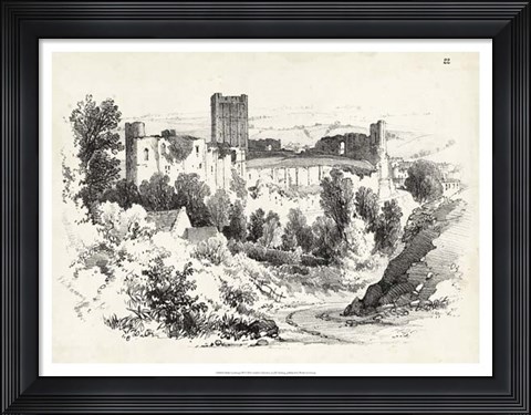 Framed Idyllic Landscape III Print