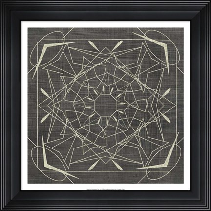 Framed Geometric Tile VII Print