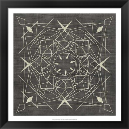Framed Geometric Tile VIII Print