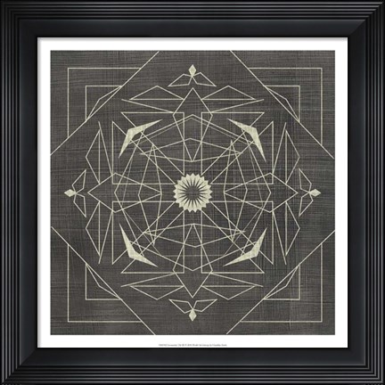Framed Geometric Tile IX Print