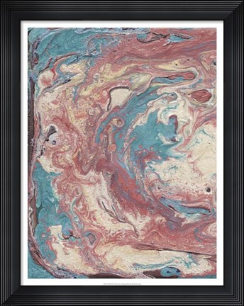 Framed Marbled I Print