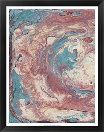 Framed Marbled I Print