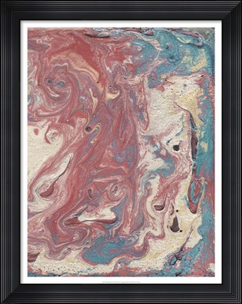 Framed Marbled II Print