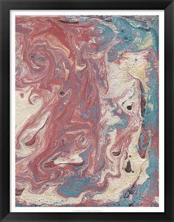 Framed Marbled II Print