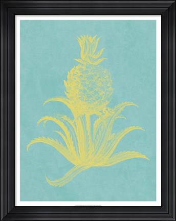 Framed Pineapple Frais II Print