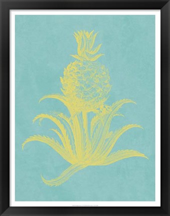 Framed Pineapple Frais II Print