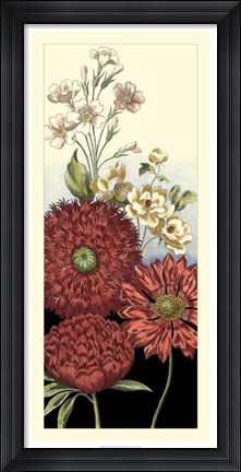 Framed Onyx Bouquet II Print