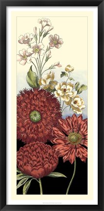 Framed Onyx Bouquet II Print