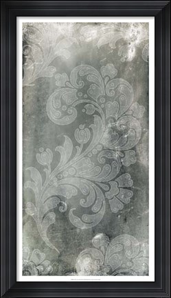 Framed Silver Lace II Print