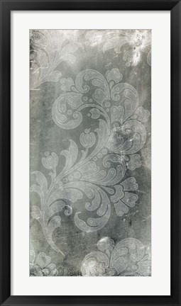Framed Silver Lace II Print