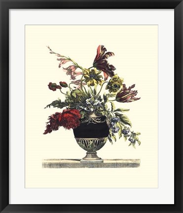 Framed Flowers for June I Print