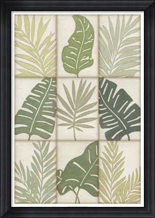 Framed Verdant 9-Patch Print