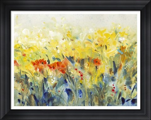Framed Flowers Sway II Print