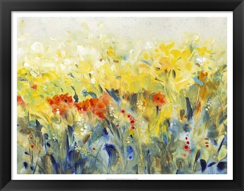 Framed Flowers Sway II Print