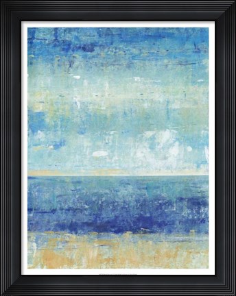 Framed Beach Horizon II Print