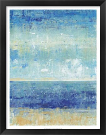 Framed Beach Horizon II Print