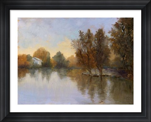 Framed Lake of Peaceful Dreams Print