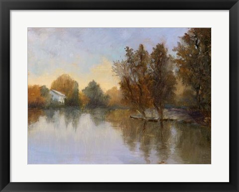 Framed Lake of Peaceful Dreams Print