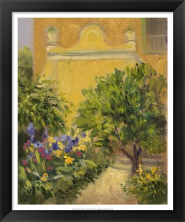 Framed Villas Garden Print