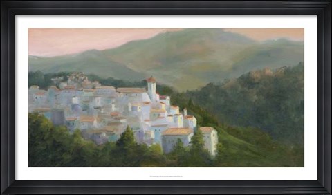 Framed Spanish Village Print
