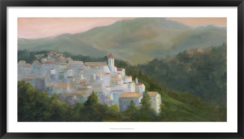 Framed Spanish Village Print