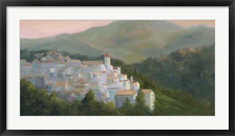 Framed Spanish Village Print