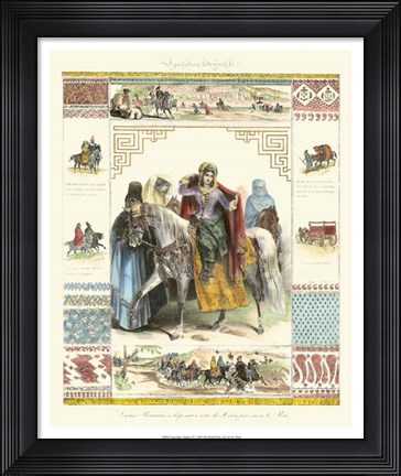 Framed Equestrian Display III Print
